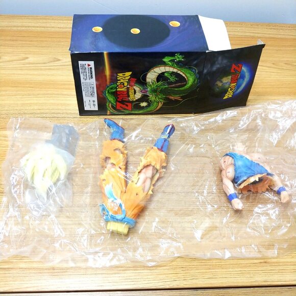 NEW Dragon Ball Z adidas Originals Battle Damaged Goku 12" Figure DBZ Anime - Picture 3 of 14